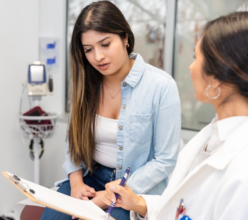 Young girls support image